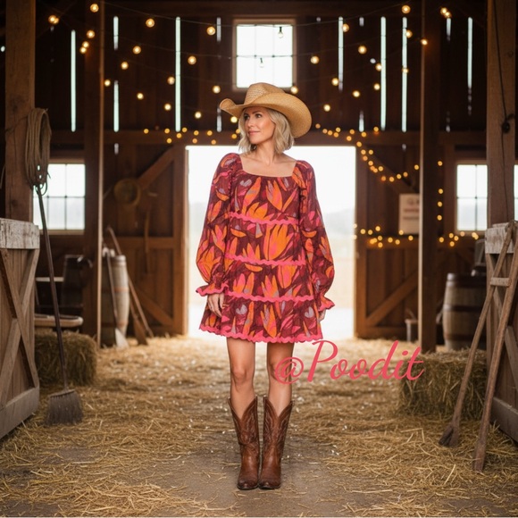 Fantastic Fawn Dresses & Skirts - FANTASTIC FAWN fall hues mini dress M L